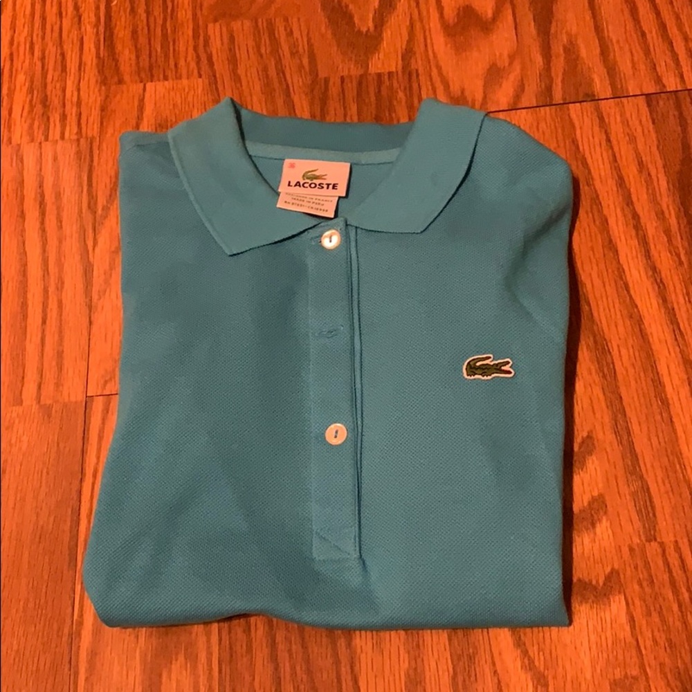 Lacoste Light Blue Polo.